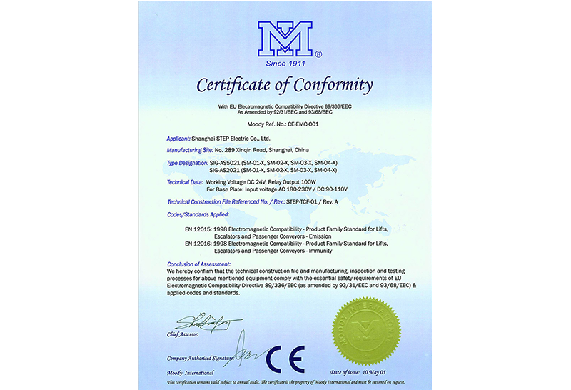 【European safety certification】